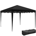3x3(m) Pop Up Gazebo Marquee Tent For Garden W/ Carry Bag
