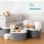 5l Ulana Woven Basket - Grey