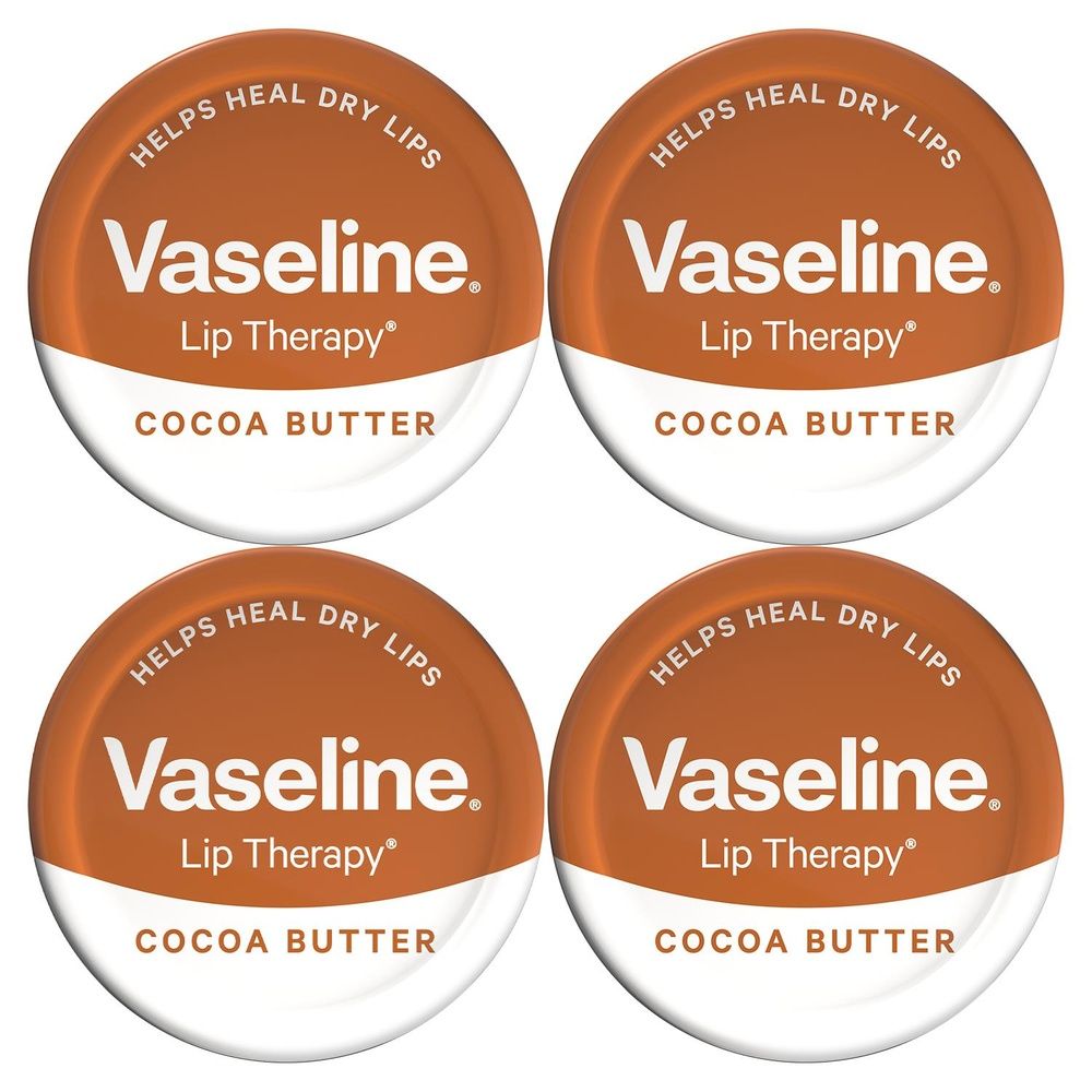 Lip Therapy Cocoa Butter 20gm Petroleum Jelly Dry Lip Treatment | Set-of-4