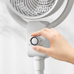 Pedestal Fan, Air Circulation Fan With Oscillating, Tilt