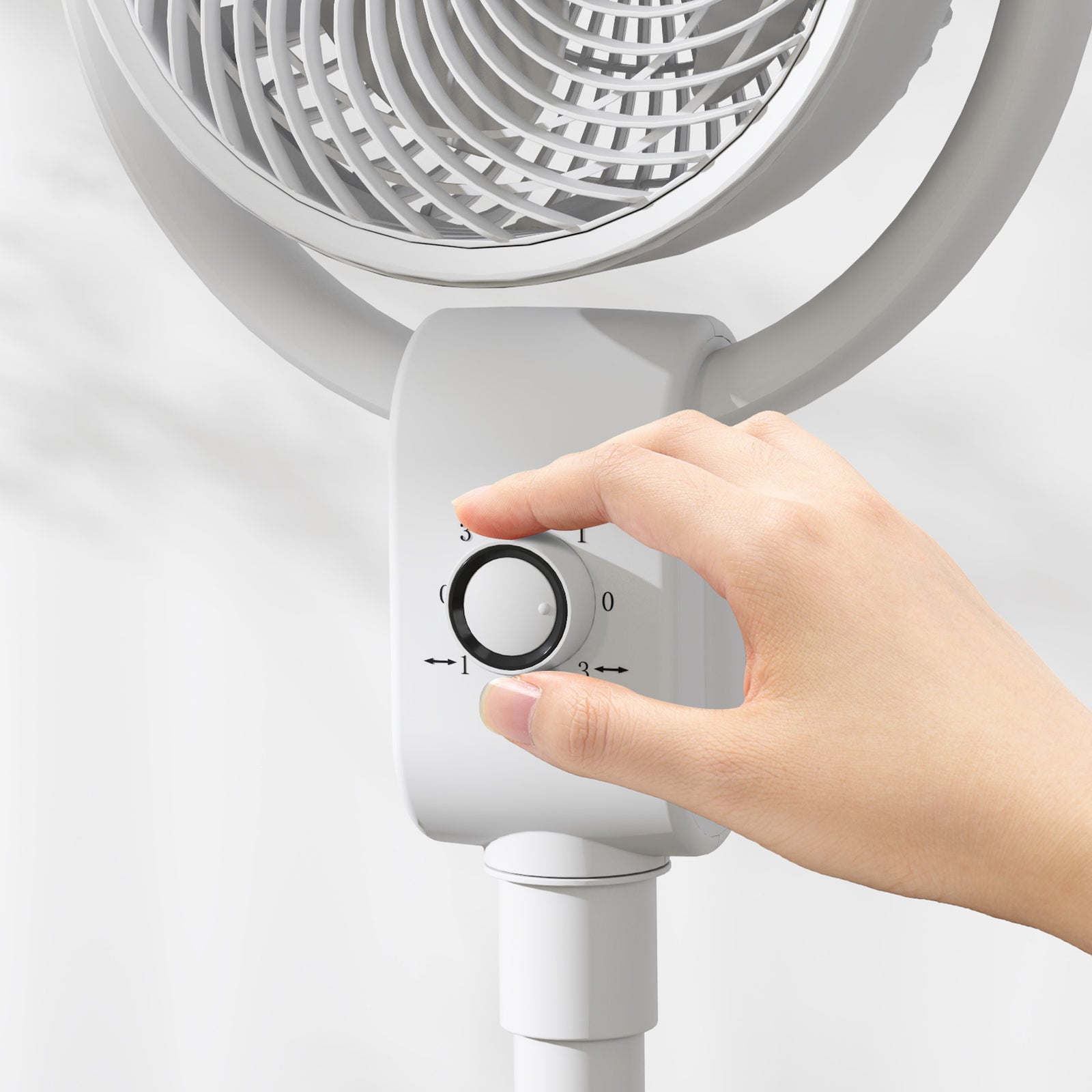 Pedestal Fan, Air Circulation Fan With Oscillating, Tilt