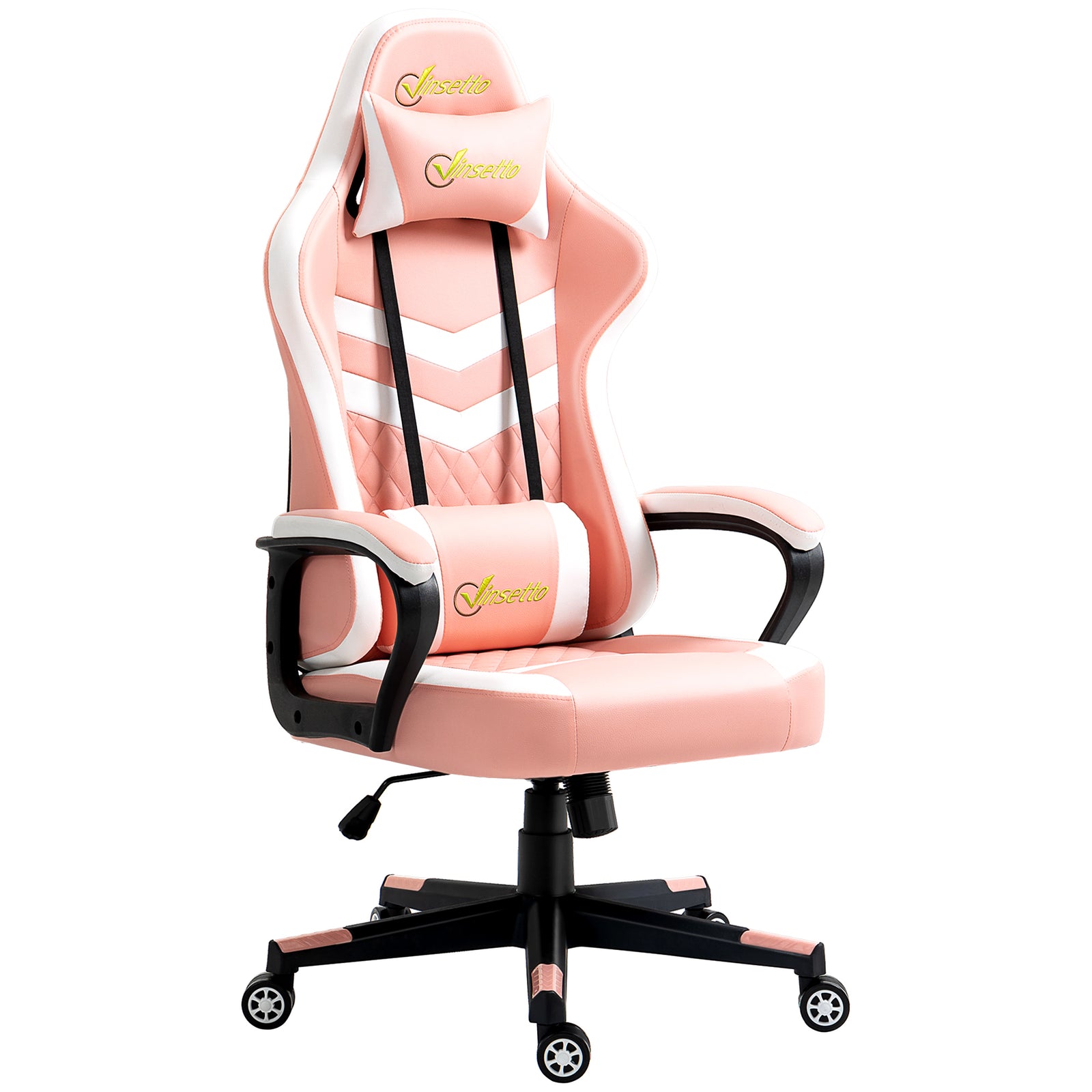 Racing Gaming Chair Lumbar Support | Pink