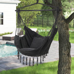 Living and Home Garden Hanging Canvas Hammock Swing Chair
