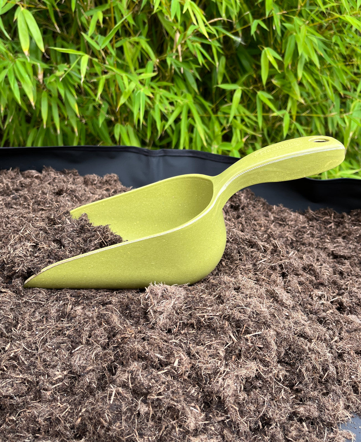 Bamboo Compost Scoop | Set-of-2 | Green