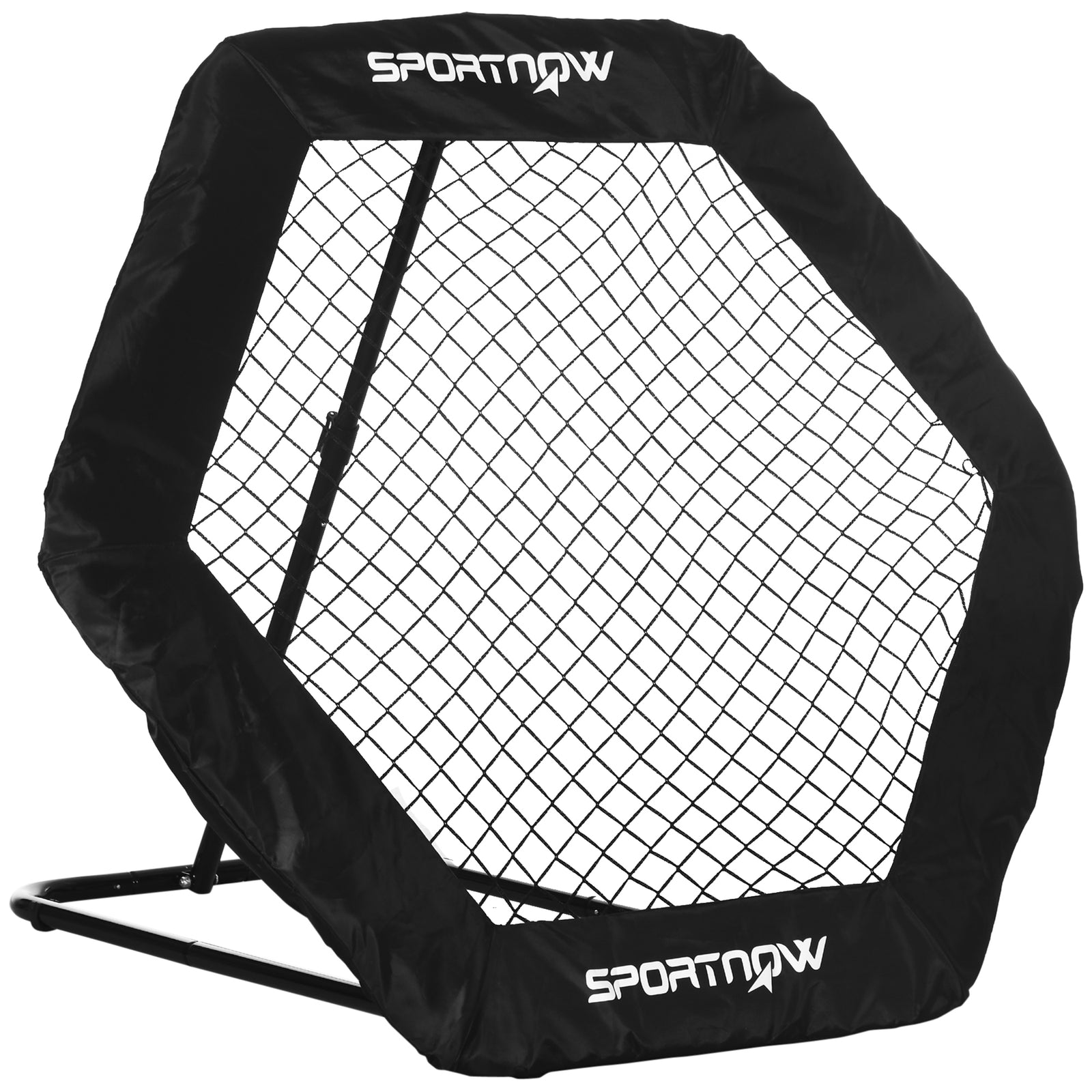 Foldable Football Rebounder Net | Black
