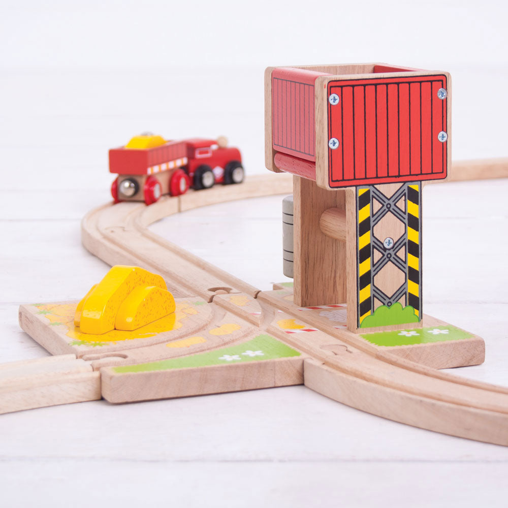 Sand Tower for Wooden Train Sets