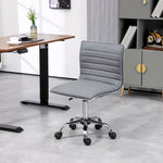 Ergonomic Executive Chair Armless | Dove Gray
