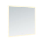 Illuminated Bathroom Mirror 80 X 80 Cm, Square