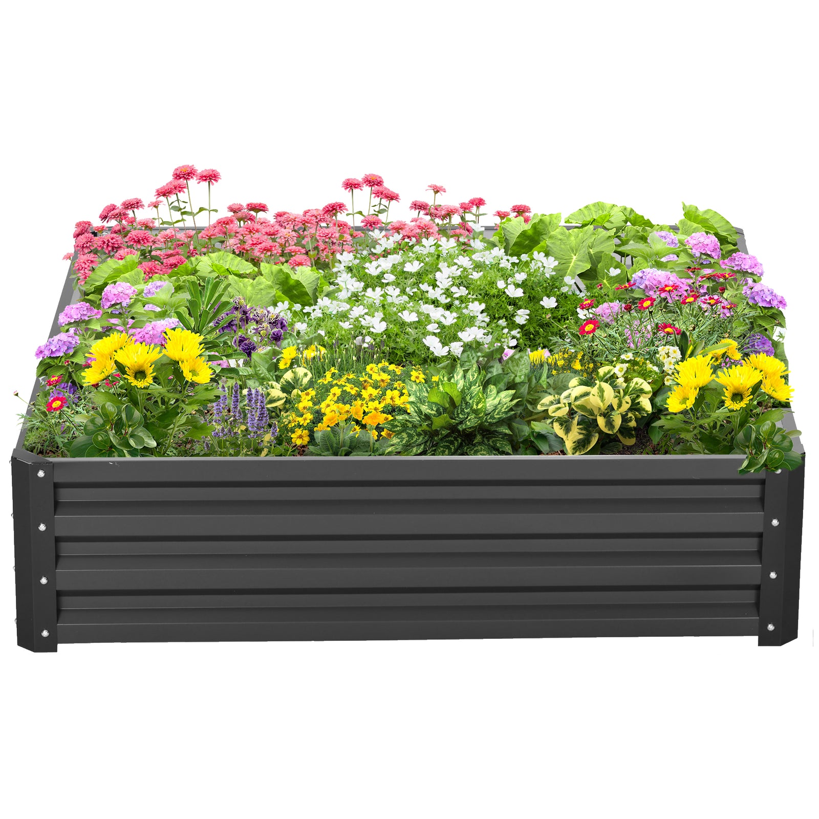 432l Raised Garden Bed Gardner Frame Kit | Dark Gray