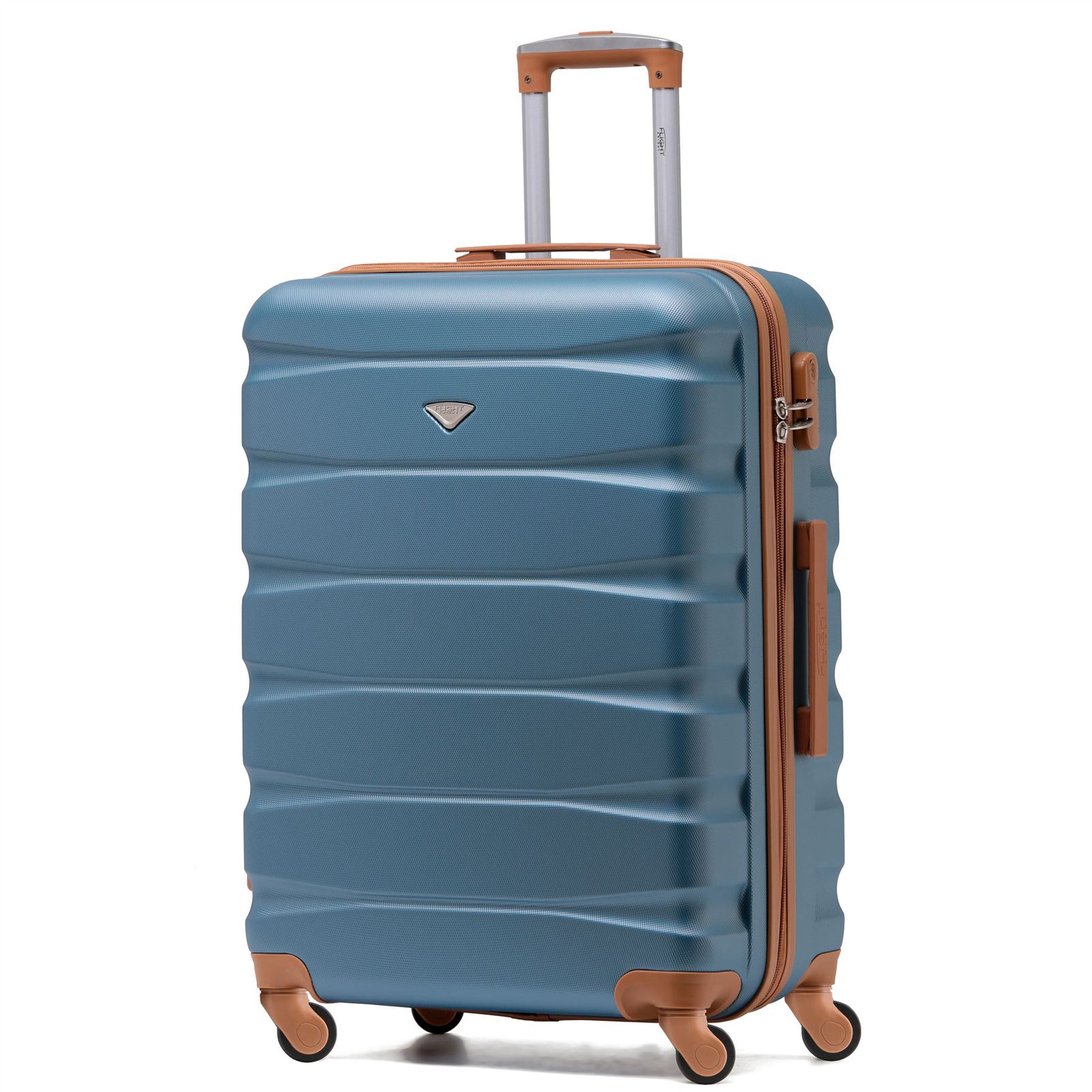 25" Medium Suitcase Check-in Hold Luggage Hard Shell 4 Wheels Tsa Lock | Medium | Blue