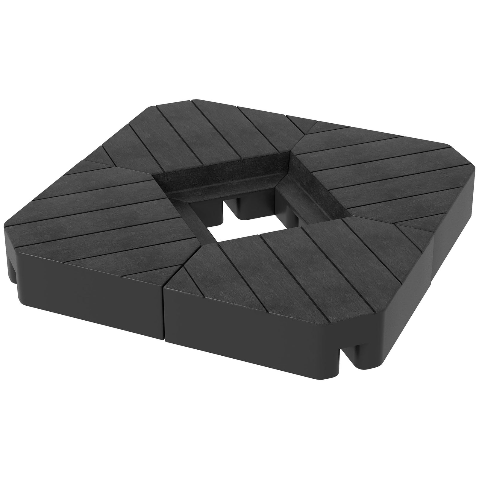Umbrella Weights, Set Of 4, Up To 80kg, Black