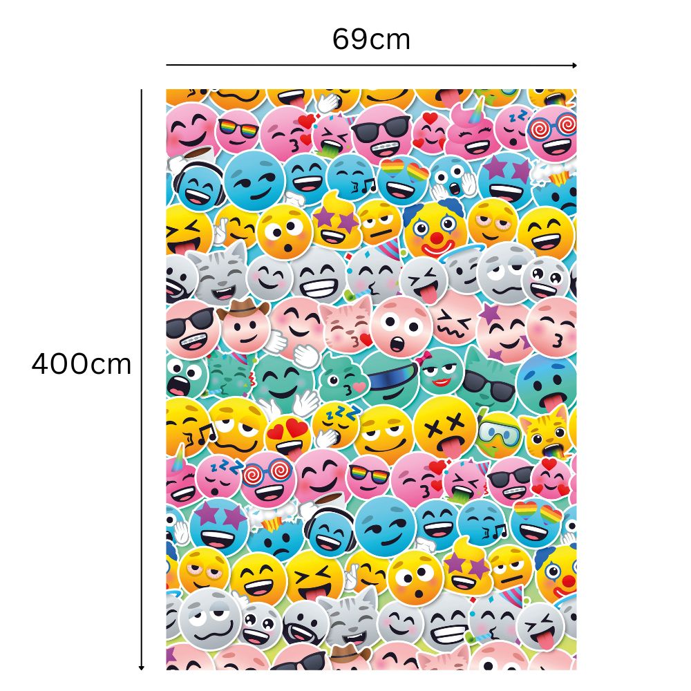 Emoji 4m Roll Wrapping Paper