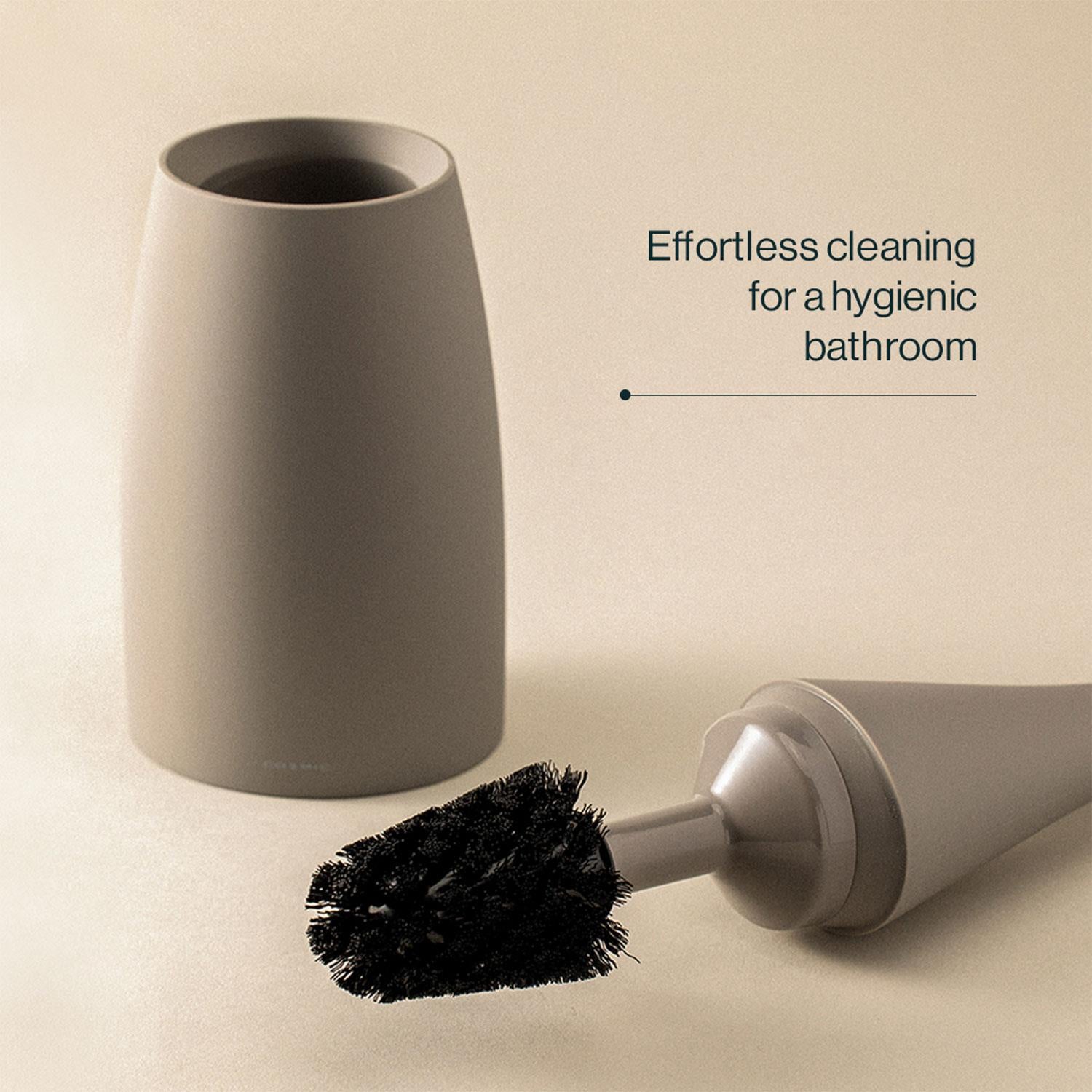 Toilet Brush & Holder, Soft-finish Coating, Saku Collection | Tangerine