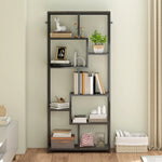 HOMCOM Industrial Bookcase 7-tier Bookshelf Shelving Unit