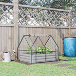 Raised Garden Bed With Greenhouse