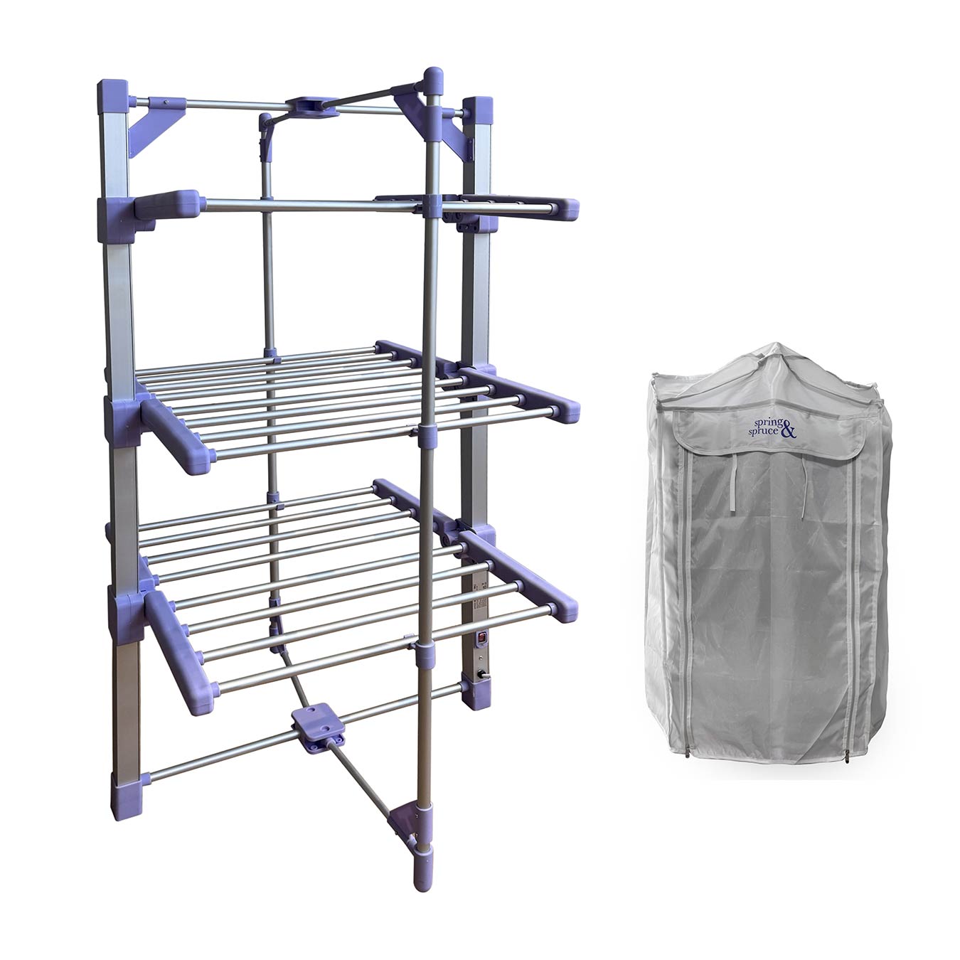 Speedi Dry - Compact 3-Tier Heated Airer with Bonus Insulated Cover
