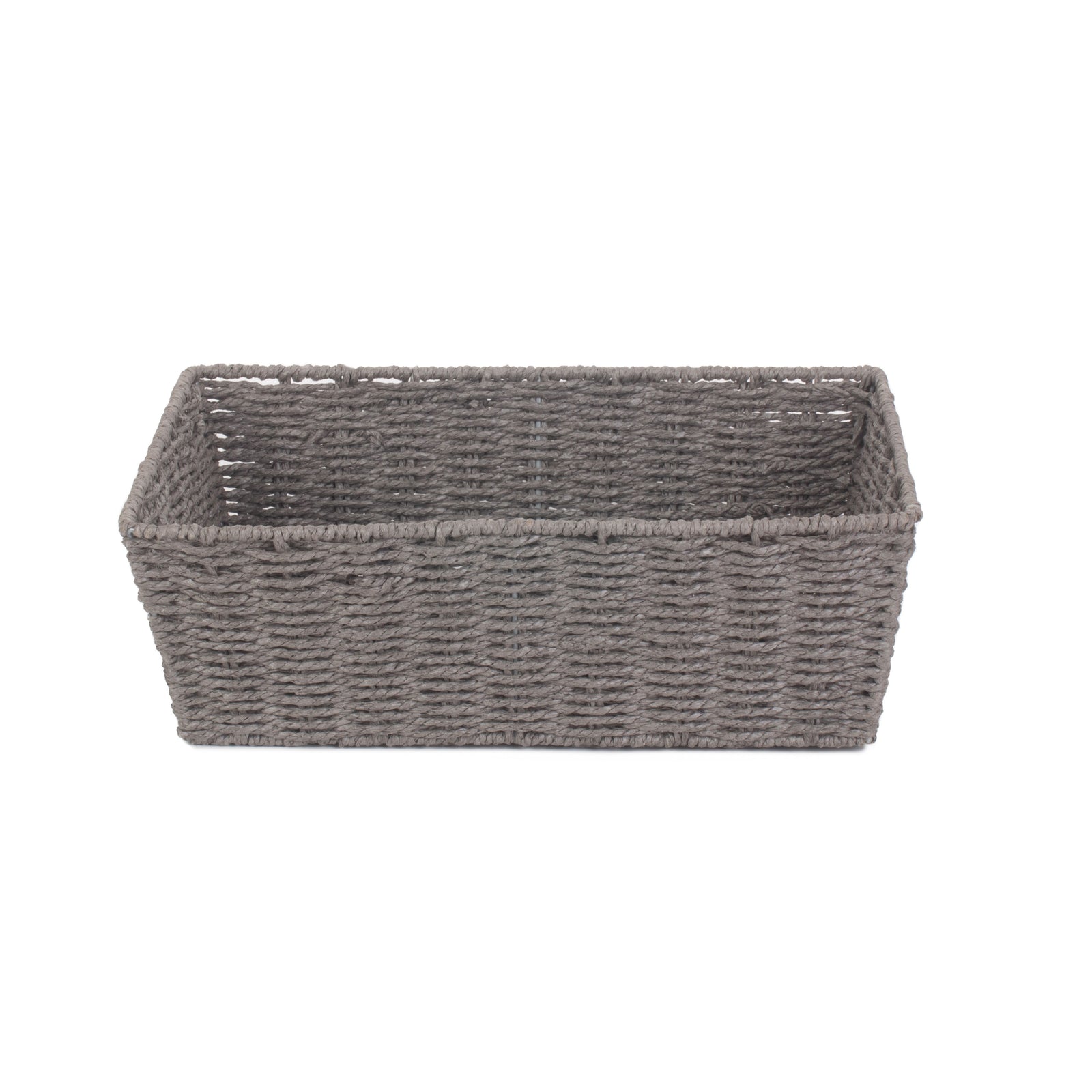 Grey Paper Rope Tray | Large | Gray