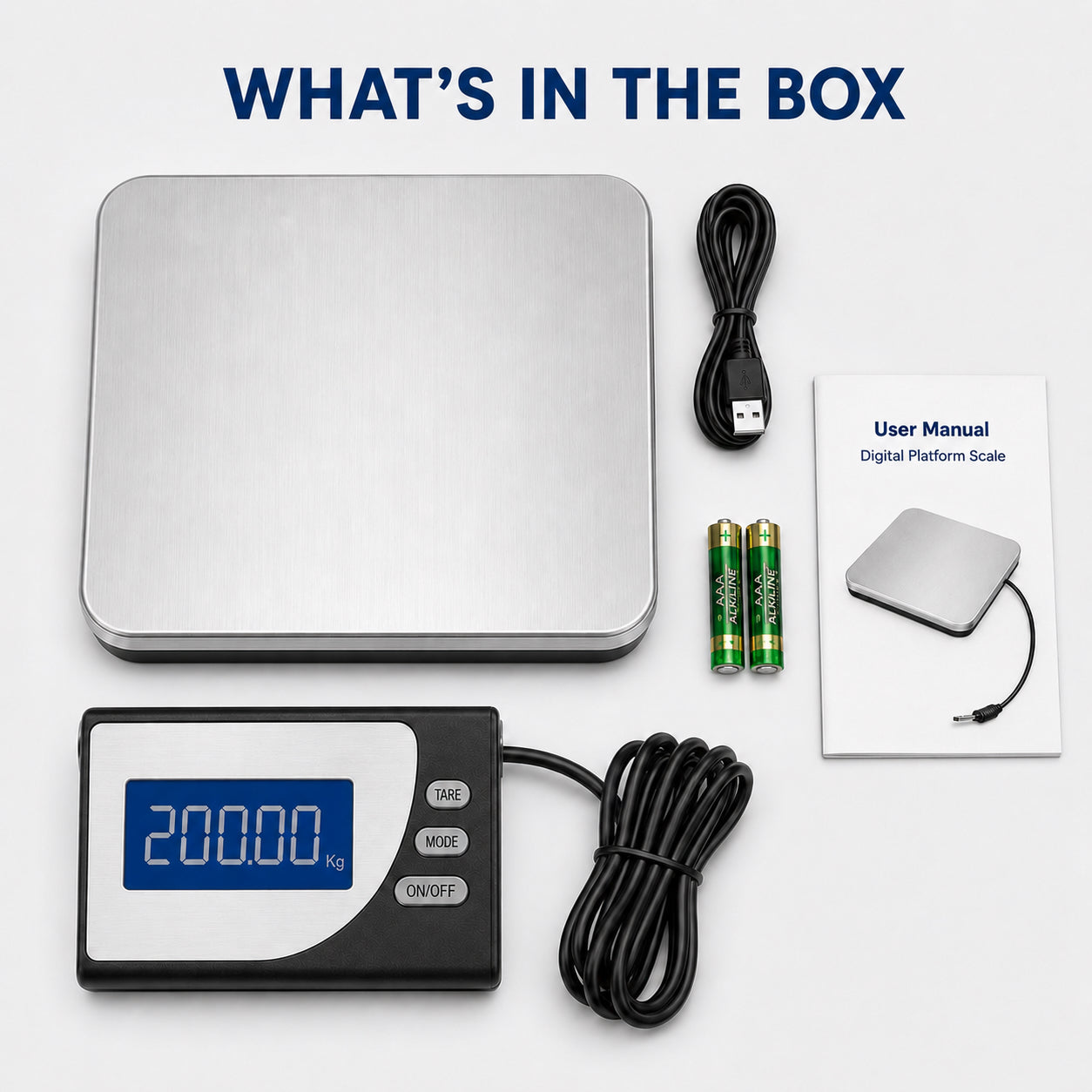 Postal Scales 100kg Digital Shipping Parcel Scales Heavy Duty Electric Postage Scales Weighing Machine