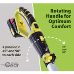 Garden Gear 20v Telescopic Hedge Trimmer + 20v Battery, Charger, Blade Cover And Shoulder Harness