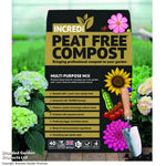 Incredi Peatfree Premium Multi-purpose Compost - 40 Litre Bag + 120g Incredibloom