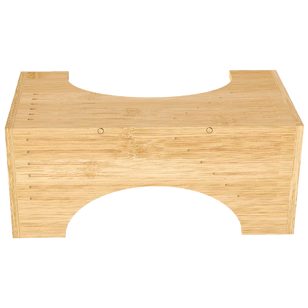 Bamboo Squatty Potty Squatting Toilet Poop Stool Bathroom Non-stick | Natural