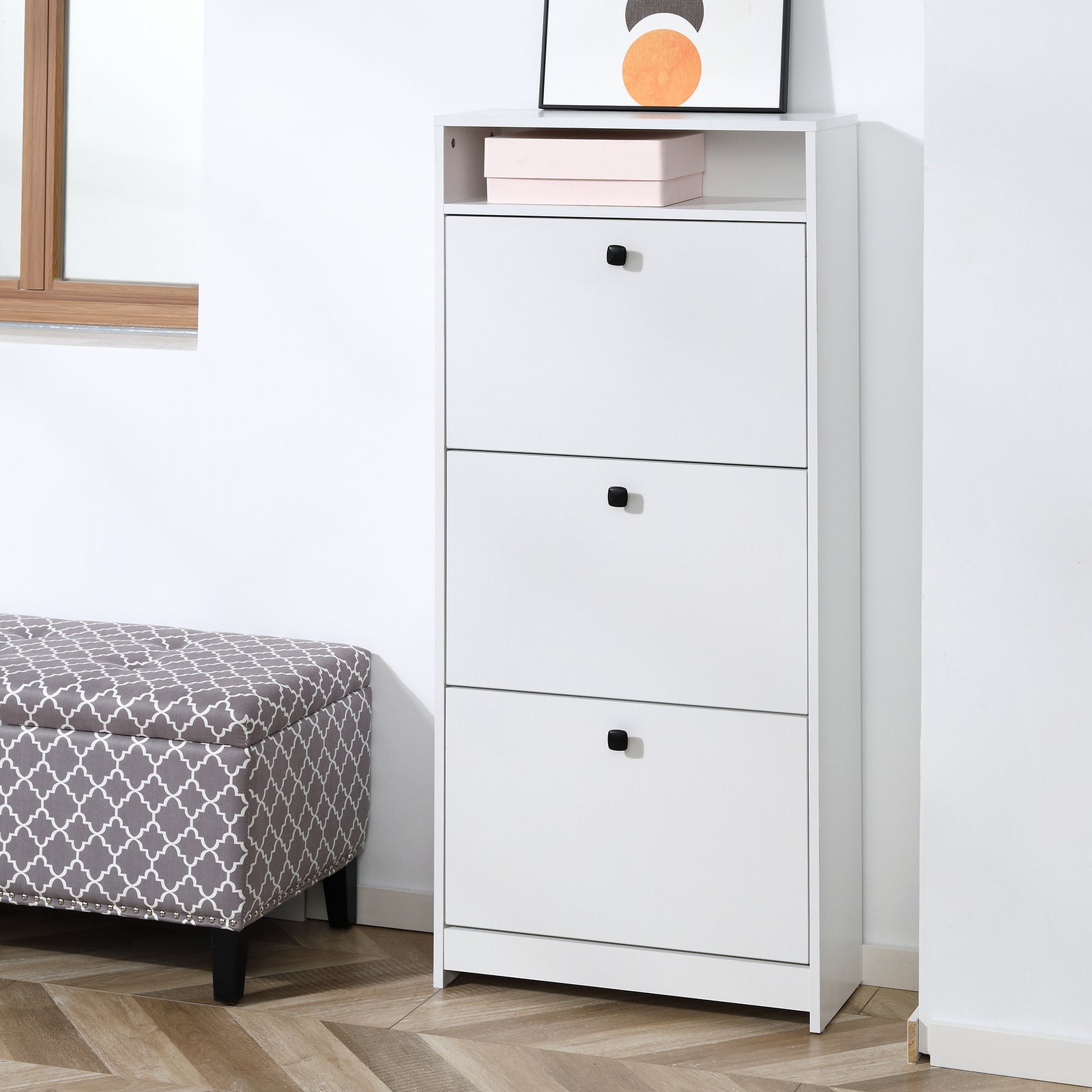 Shoe Storage Cabinet Footwear Organiser Space-saving