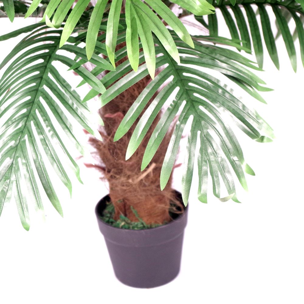 Artificial Princess Palm Tree 100cm Brown Natural Trunk
