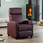 Henderson Manual Push Back Recliner Armchair | Burgundy