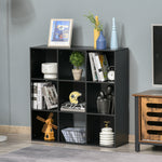 9 Cube Storage Cabinet Bookcase Bookshelf Home Office Shelf | One Size | Black