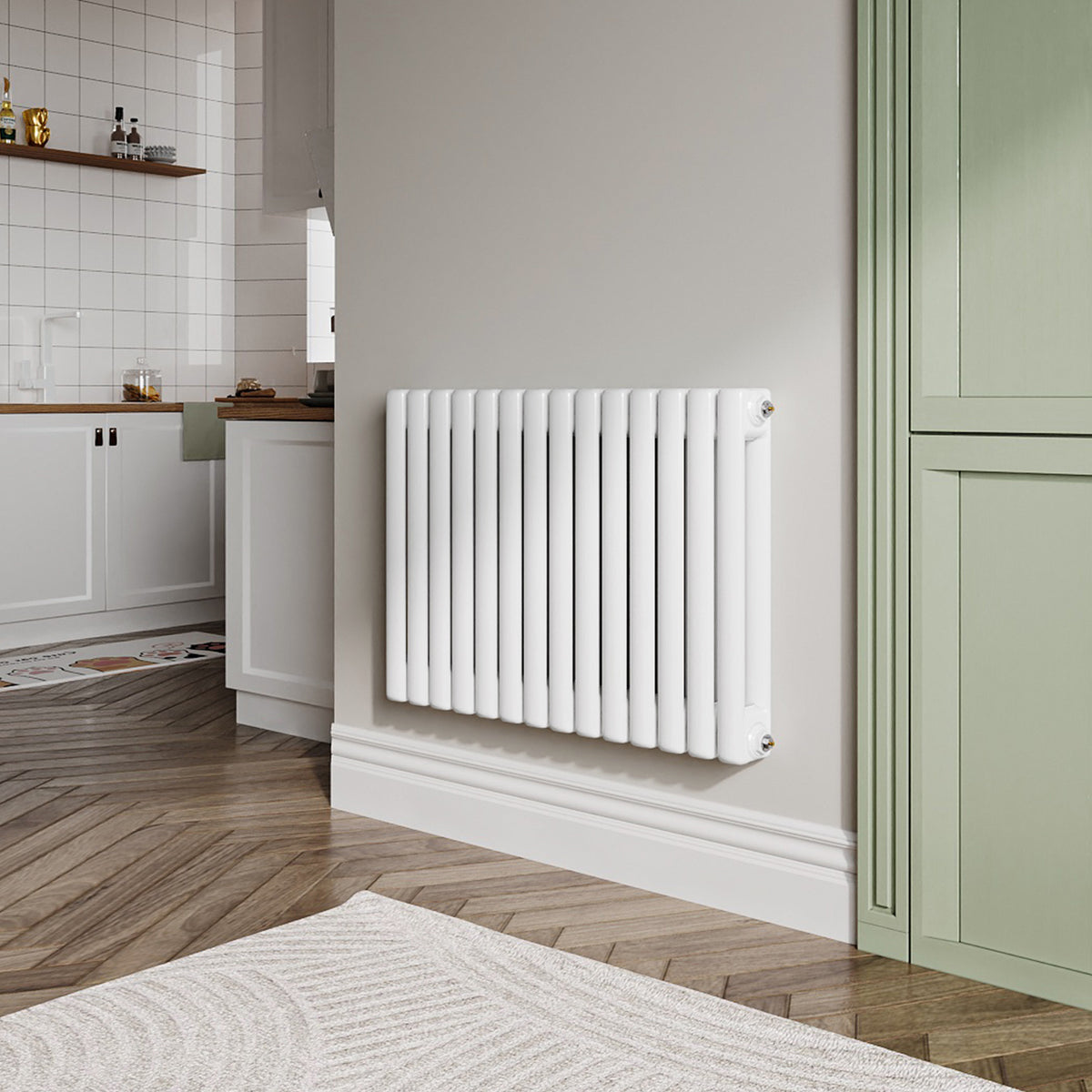 4633 Btu Horizontal Double Column Radiator