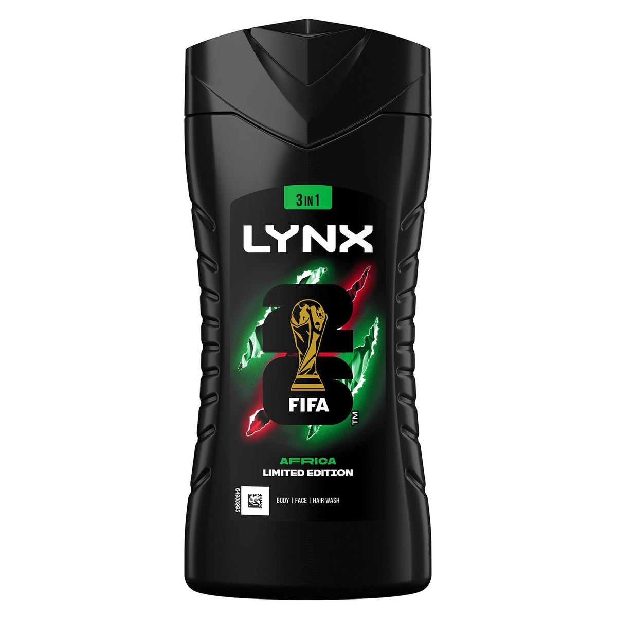 Limited Edition Fifa Africa 3-in-1 Body Wash 12h Refreshing Fragrance,225ml | Set of 1