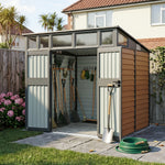 Breeins 8x7 Ft Large Metal Garden Tool Storage Shed