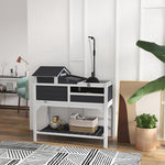 Tortoise House W/ Adjustable Lamp Holder, Openable Lid, Storage Shelf