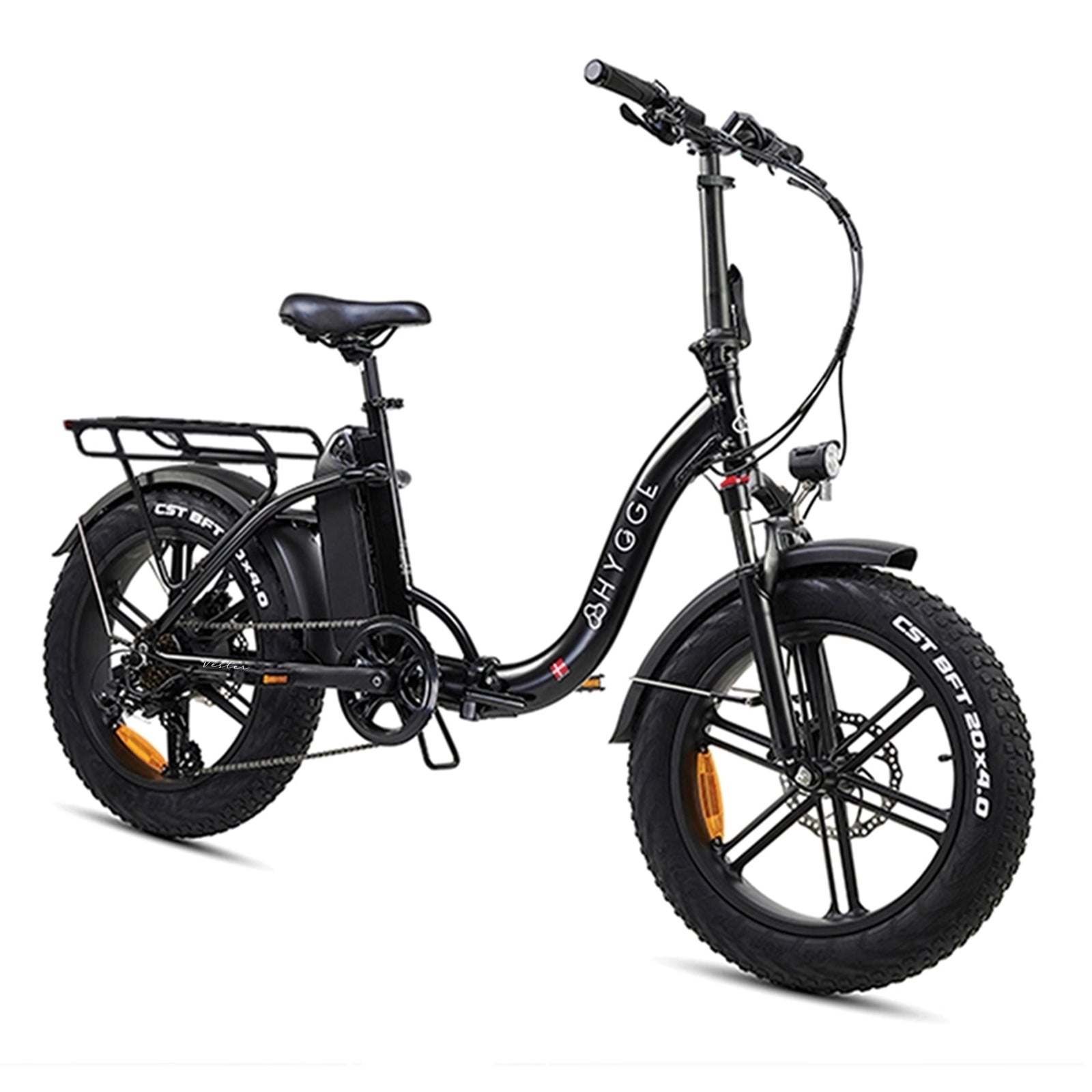 Vester Step 2026 - Folding Fat Tyre E-bike 48v 14ah | Black