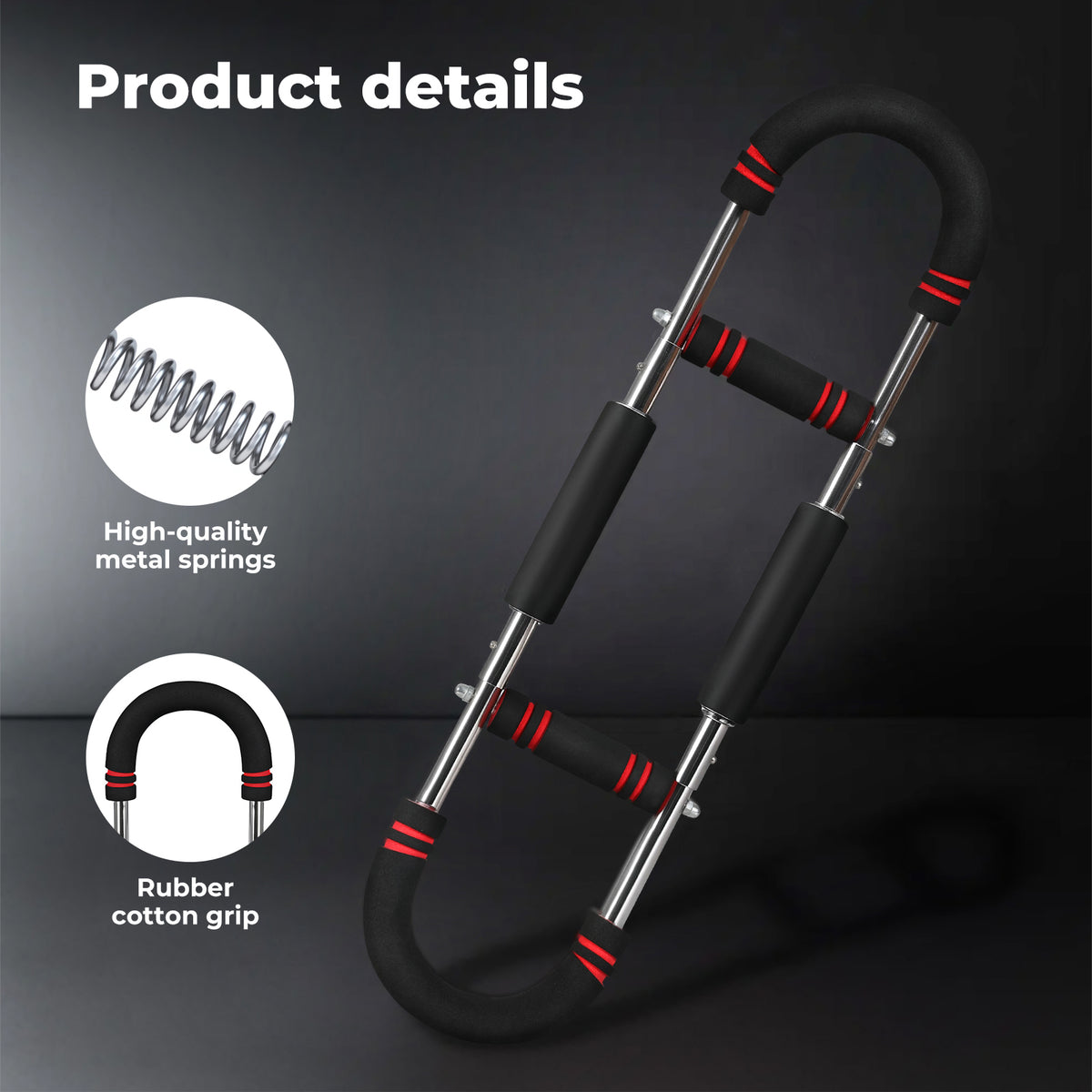 Centra Shaker Twister Arm Trainer Chest Expander Bar Arm Exerciser Adjustable