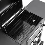 Outdoor Charcoal Grill With Smoke Stack