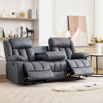Sheridan 3 Seat Manual Recliner Sofa With Central Console