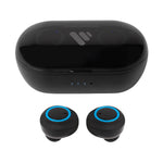 Earbuds With 3h Music Playback, Charging Case - Black
