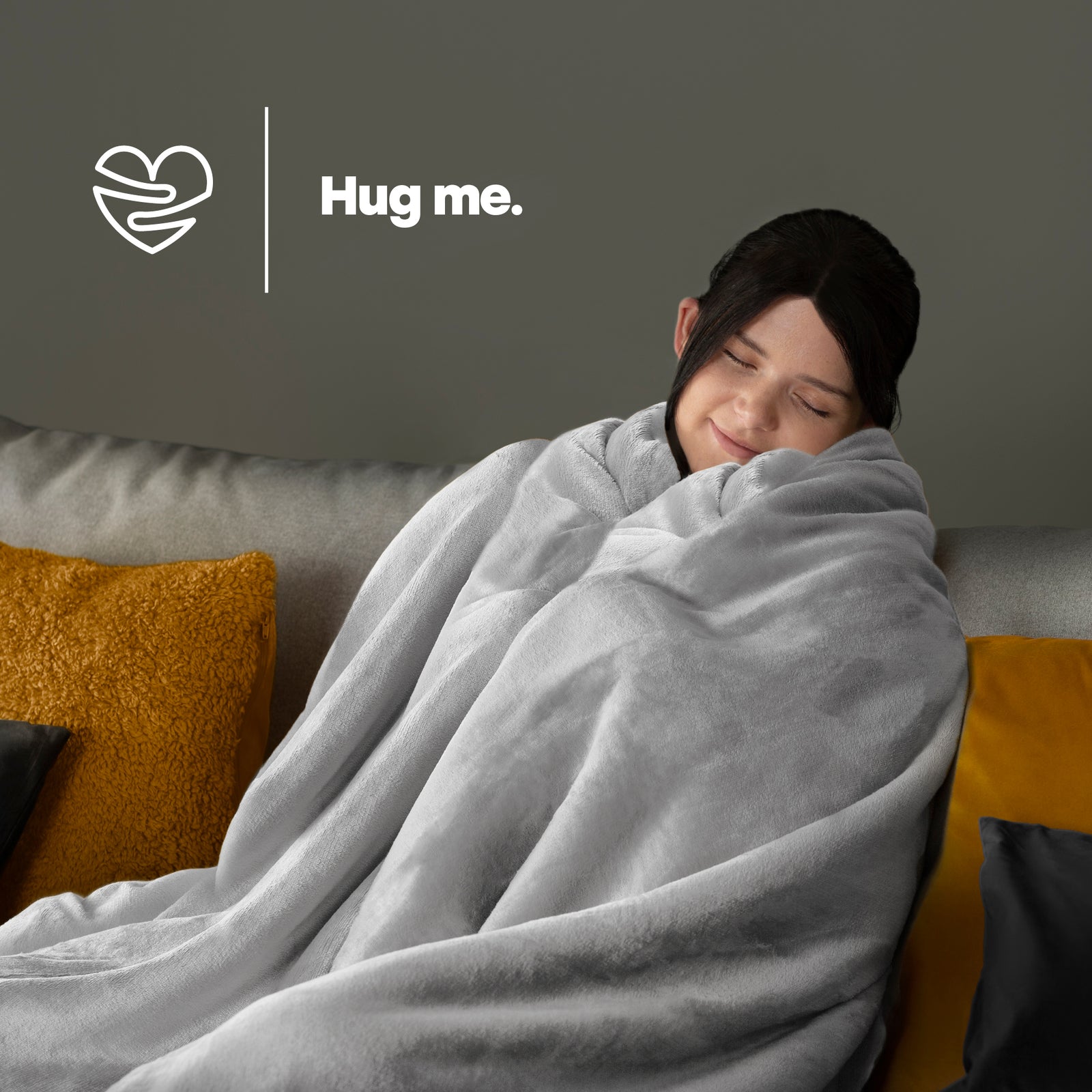 King Fleece Blanket - Misty Grey
