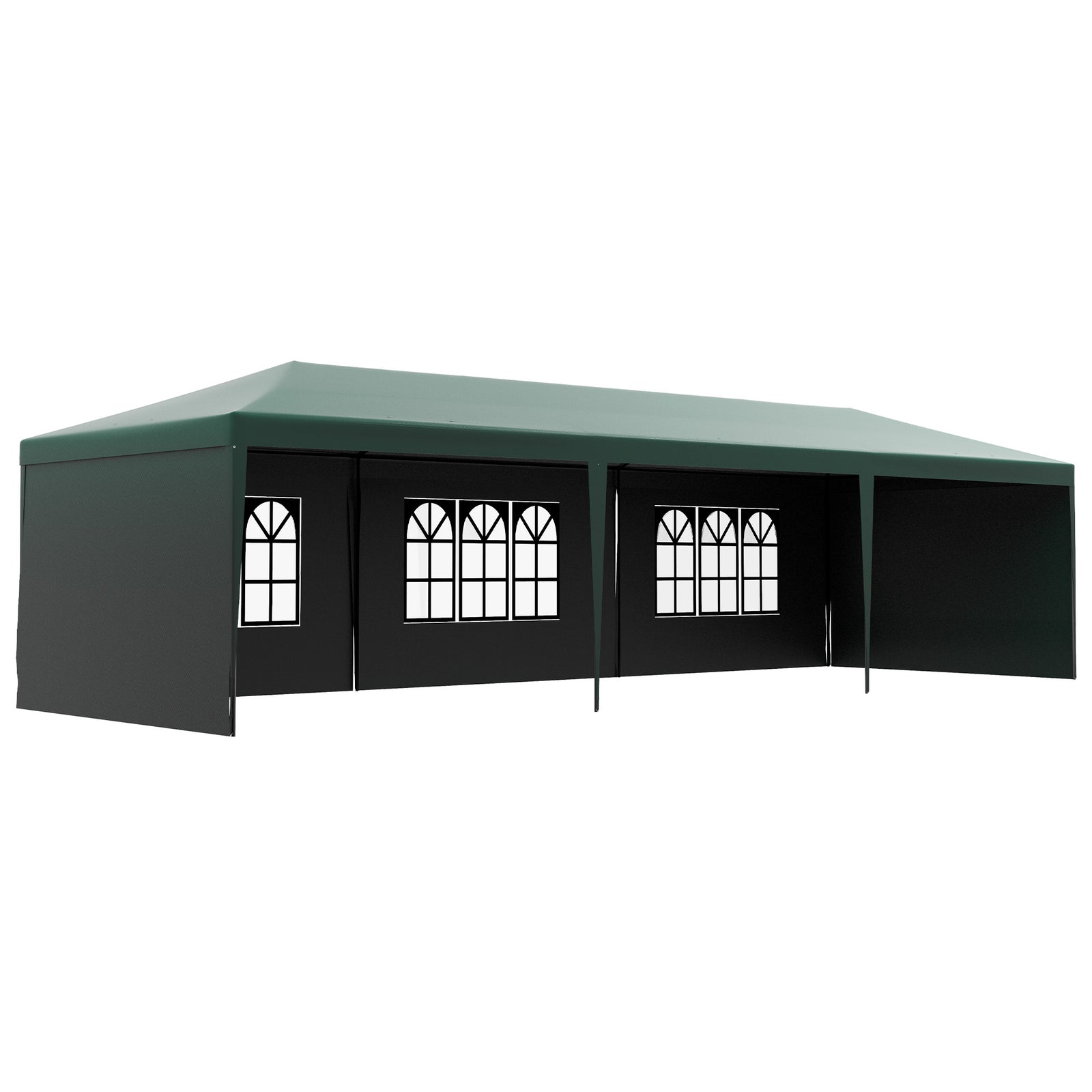 9m X 3m Outdoor Garden Gazebo Wedding Party Tent Canopy | Green