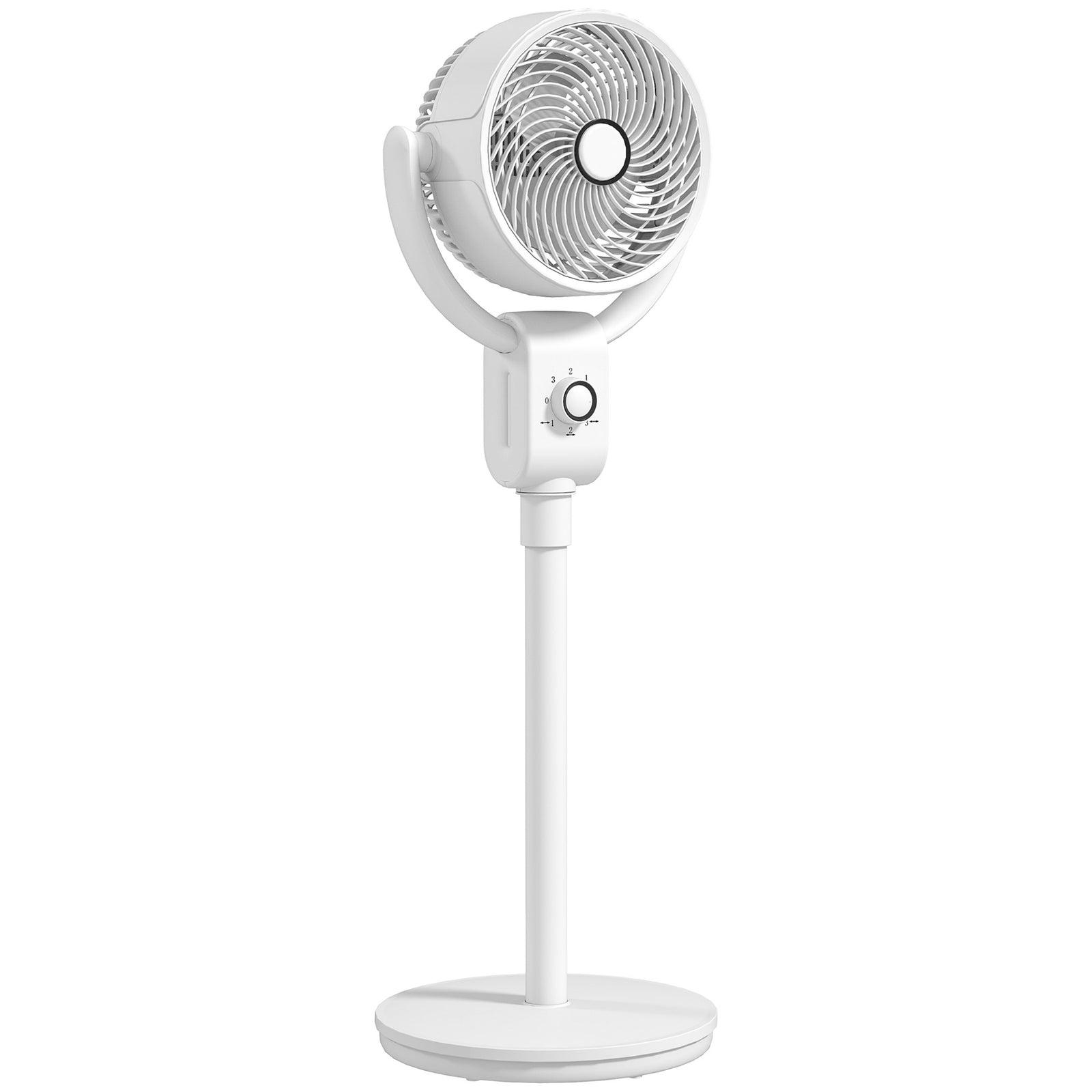 Pedestal Fan, Air Circulation Fan With Oscillating, Tilt