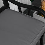 Garden Bench Cushion 2 Seater Seat Pad Indoorand Outdoor Use | Gray