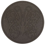 Recycled rubber Reversible Stepping Stone - Butterfly | Set of 4 | Brown