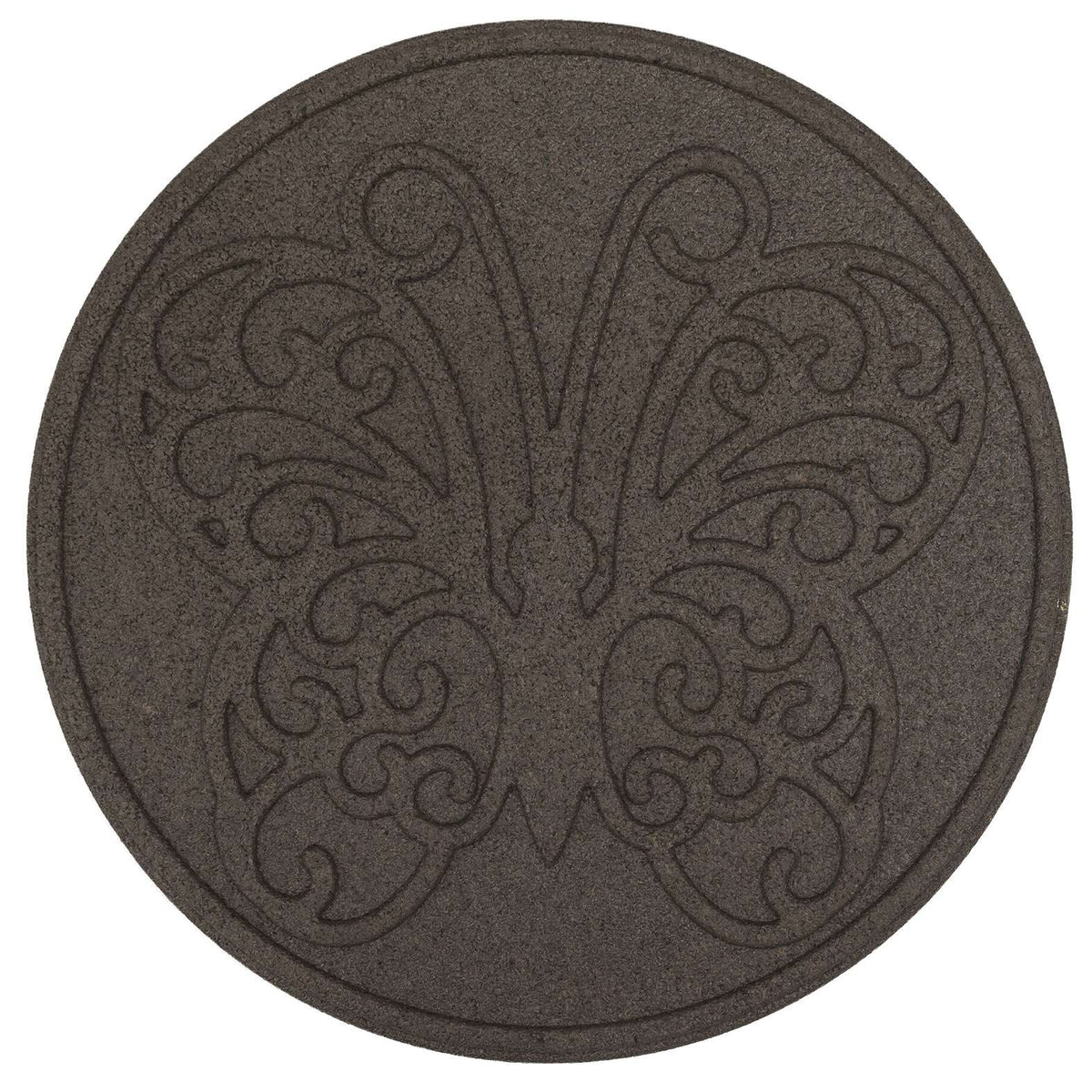 Recycled rubber Reversible Stepping Stone - Butterfly | Set of 4 | Brown