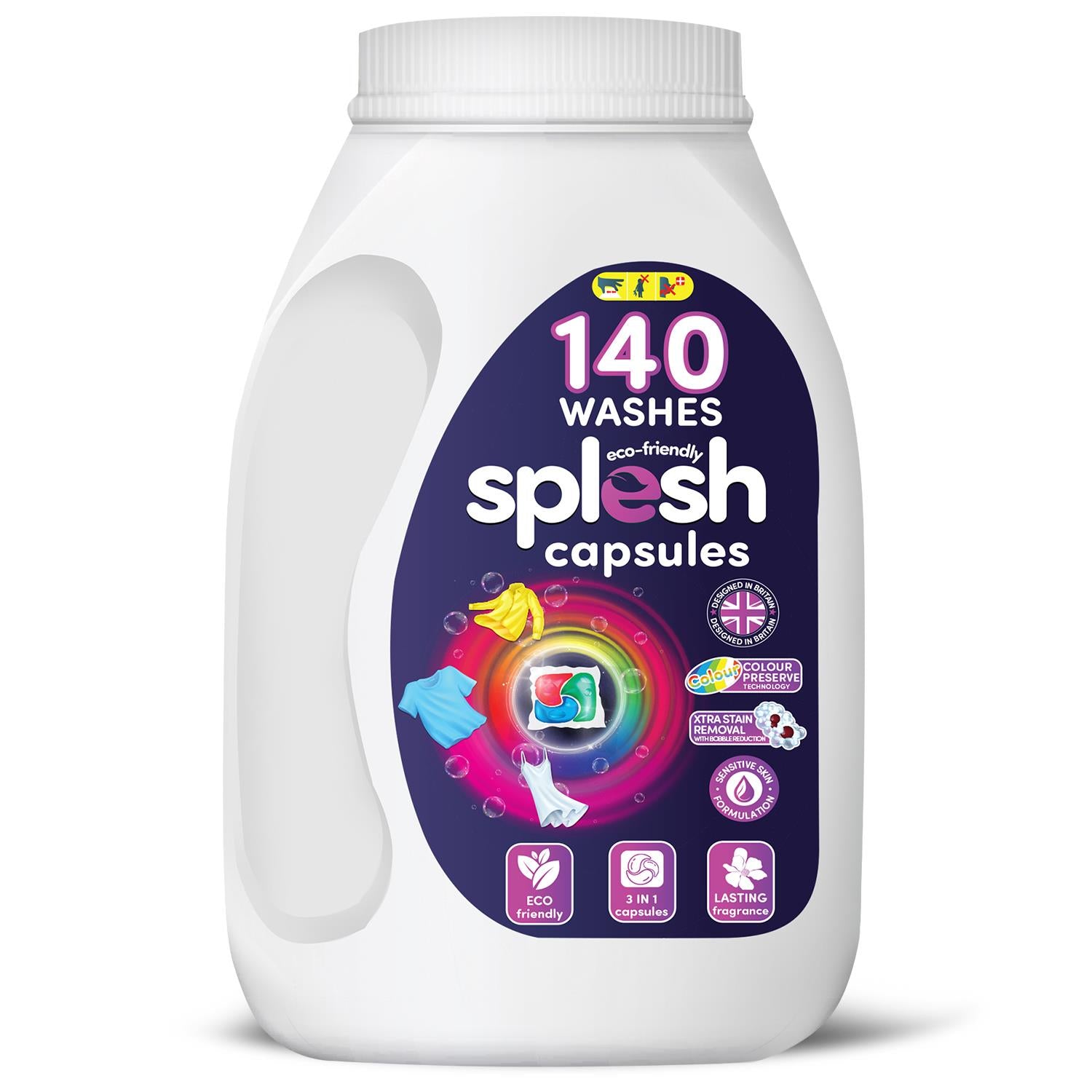 Xtra Stain Removal 3in1 Laundry Capsules 140 Washes