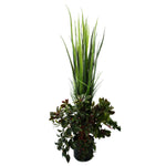 90cm Uv Potted Uv Grass Plant With Artificial Display Foliage
