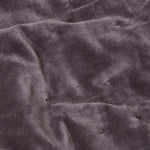 Velvet Cotton Quilted Throw | 150cm x 200cm | Dark Grey