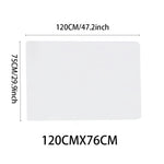 Rectangular 120 Cm W X 75 Cm D Pvc Clear Non-slip Office Chair Desk Mat Floor Carpet Floor Protector