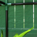 3 Tier Mini Greenhouse W/ Pe Cover, Roll-up Door | Green