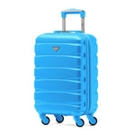 55x35x20cm Cabin Carry On Suitcase Hard Shell Overhead Luggage 100+ Airlines Approved | Cabin | Turquoise